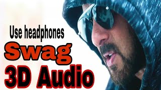(3D Audio) Swag se swagat, tiger zinda hai, Salman khan, Bass boosted, please use headphones 🎧 🎧