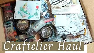 Unboxing HUGE CRAFTELIER Haul | STAMPERIA,  SIMPLE STORIES, DYLUSIONS, PRIMA and more!!