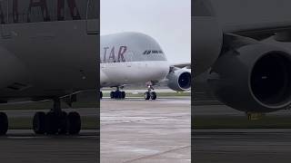 Super Giant!! Impressive !! | Qatar Airways A380 ✈️✈️ #plane #aviation #youtubeshorts