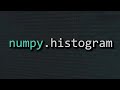 Converting Datasets to Histograms in PYTHON