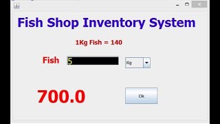 Small Shop Inventory management system Java
