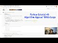 Python Tutorial: #9 - Algorithm Apps w/ While Loops