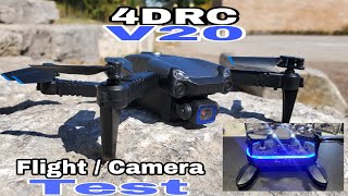 4DRC V20 Mini Drone Flight Test, Camera Test