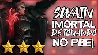 Comp de Conquistadores com Swain 3⭐ Invicto! Vitórias e Recompensas no PBE do TFT 🔥🏆