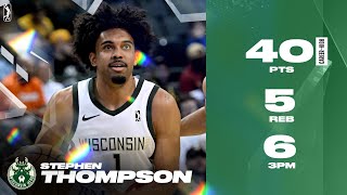 Stephen Thompson Went Off For 40 PTS, 5 REB \u0026 6 3PM In EXPLOSIVE Career-High Game!