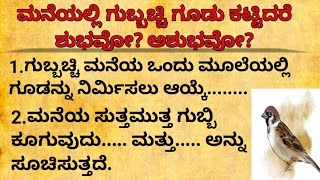 ಮನೆಯಲ್ಲಿ ಗುಬ್ಬಚ್ಚಿ ಗೂಡು motivational speech in Kannada#motivatiin#usefulinformationkannada#vastutips