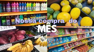 Compras do Mês no Mercado 🛒✨ Veja o Que Levei e os Preços