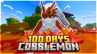 I Spent 100 Days In Pokemon Minecraft Vs My Rivals!