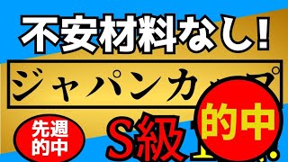 ジャパンカップ　不安材料なし! S級１頭!　JC2021ラップ分析