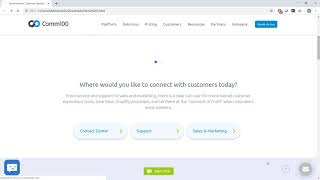 Comm100 Live Chat Product Tour