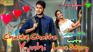Chalte Chalte - Mohabbatein 💞 Cute South Love Story ♥️ New Version Song || Dj Remix || Dj Arjun