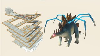 ESCAPE FROM ALIEN STEGOSAURUS #2 - Animal Revolt Battle Simulator