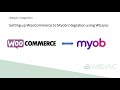 how to connect woocommerce to myob in under 2 minutes