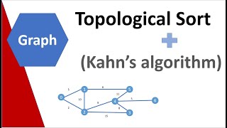 5.10 Graph Data Structure : Topological Sort , Kahn's Algorithm explained