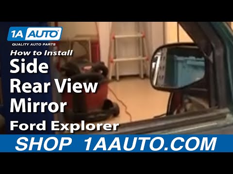 How To Install Replace Broken Side Rear View Mirror Ford Explorer 95-01 1AAuto.com How To Install Replace Broken Side Rear View Mirror Ford Explorer 95-01 1AAuto.com