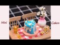 Mini Blue Cake Decorating Idea