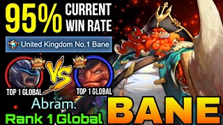 95% Current Win Rate Bane VS Top 1 Johnson! - Top 1 Global Bane by Abram. - MLBB