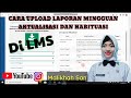 Cara Upload Laporan Mingguan Di LMS