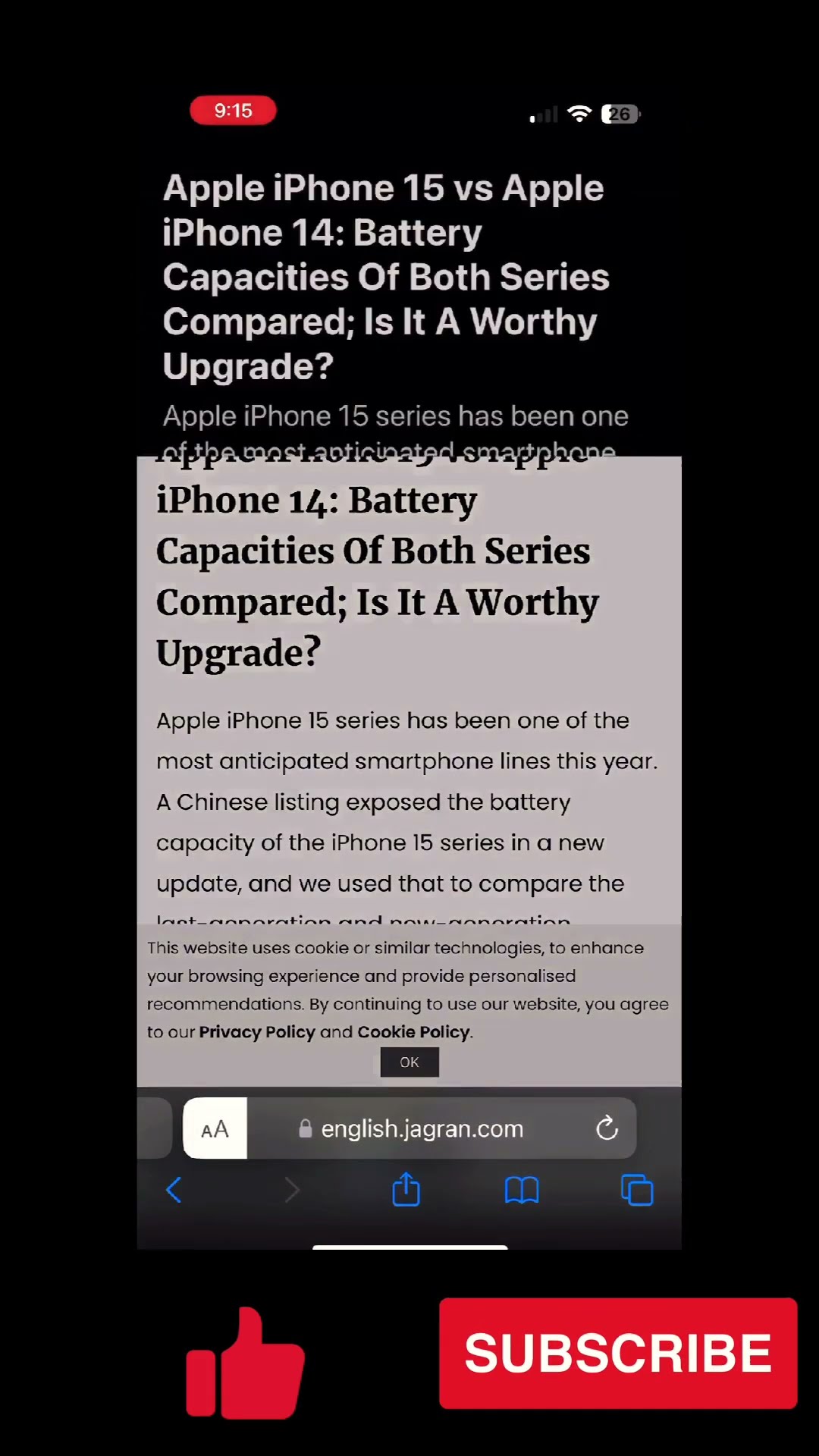 iPhone Safari hack reading mode, iPhone 12 iPhone 13. iPhone 14 iPhone 15, iPhone 14, Pro, Max,