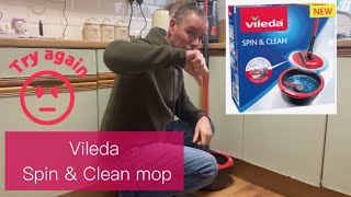 Vileda Spin & Clean mop FAULTS !!