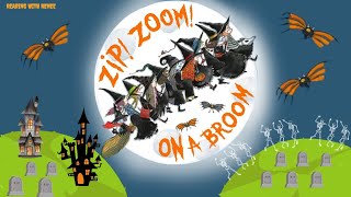 🎃🧙‍♀️ Kids Read Aloud! Zip! Zoom! On A Broom! by Teri Sloat | Halloween Story | Counting Story 🧙‍♀️🎃