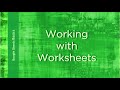 Google Sheets Basics - Working with Worksheets | Technology Education