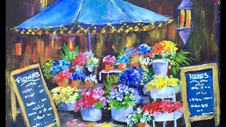 How to Paint a Flower Market with Ginger Cook