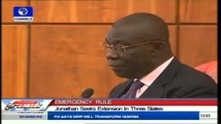 Emergency Rule: Jonathan Seeks Extension In Three States