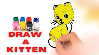 How to draw a kitten faster