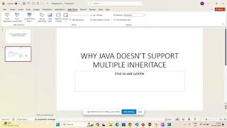 Why Multiple Inheritance is Not Possible in Java | Java OOP Concepts Explained