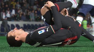 FIFA 23 Ibrahimović injured by crunching tackle