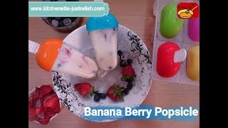 Banana Berry Popsicle | Fruit Popsicle | Summer Special