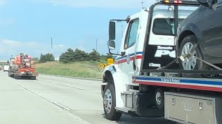 Highway 407 ETR Brampton to Toronto Ontario Canada