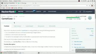 Camel Case Hacker Rank Solution in Java Programming Language