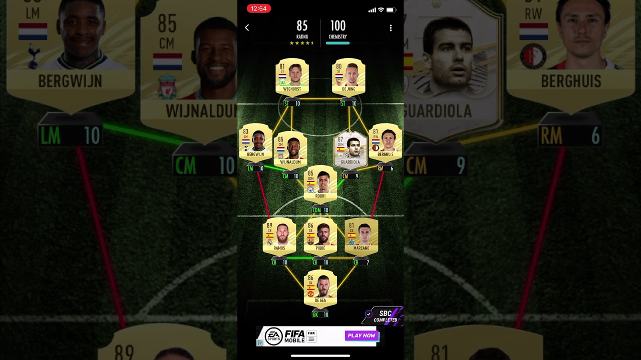 Madfut Iniesta Iniestas Hybrid Sbc