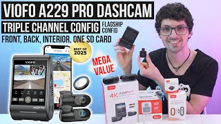 2025's Best Value Triple Channel Dashcam! - Viofo A229 Pro Review \u0026 Test (Top Quality At Anytime)