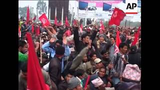 Thousands of Maoists protest against government