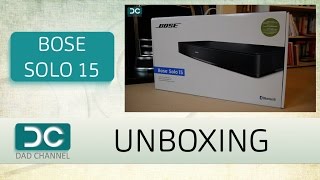 Unboxing BOSE Solo 15 Soundbase