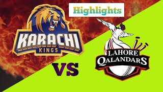 Lahore Qalandar vs Karachi king full highlights | match 30 full highlights