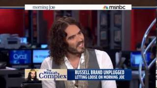 HQ Russell Brand on MSNBC Mocking Media [ with transcript]