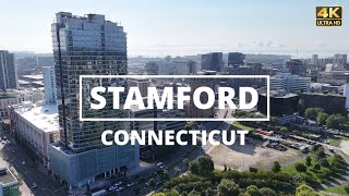 Stamford, Connecticut - [4K] Drone Tour