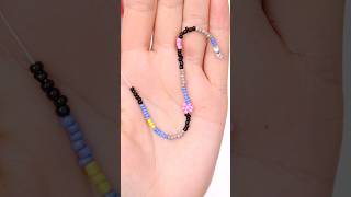 DIY Beaded bracelet Idea-18#beadsjewellery #diy #shortsvideo