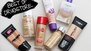 My Top Favorite Drugstore Foundations! 2015