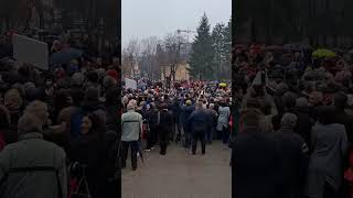 Protesti u Banjaluci, Stanivuković stigao je pred Narodnu skupštinu Srpske