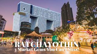 Bangkok Night Market Adventure: 3 Gems You Cant Miss! Green Vintage, Ratchayothin Square \u0026 Train Mkt