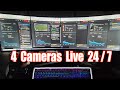 Live Streaming 4 Cameras 24/7 on YouTube - System Setup