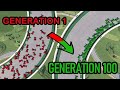 AI  teaches itself to drive in Trackmania