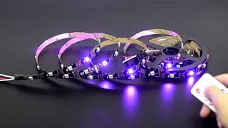 How about the lighting effect of DC12V WS2815 150 LEDs Individually Addressable RGB LED Strips?