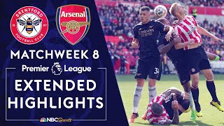 Brentford v. Arsenal | PREMIER LEAGUE HIGHLIGHTS | 9/18/2022 | NBC Sports