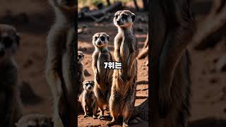 세계에서 미어캣이 많은 나라 TOP 10 #animals #동물 #순위 #미어캣 #meerkat